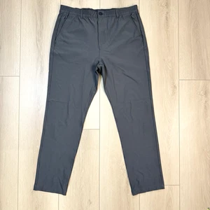 Marc New York Performance Pants Gray Stretch Tapered 36x32 Elastic Waist - Picture 1 of 9