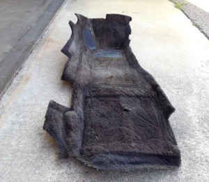 Carpet Brown LH Driver 1984 - 1996 C4 Corvette - PLEASE READ DESCRIPTION - Picture 1 of 16