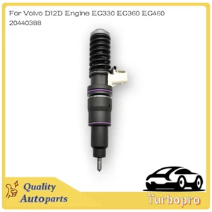 Fuel Injector 20440388 For Volvo D12D Engine EC330 EC360 EC460 - Picture 1 of 7