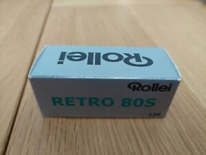 Sealed Rollei Retro 80s 120 roll B/W film Expired Mar 2020