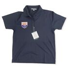 Nwt Port Authority Womens Official Nchsaa S/S Polo Shirt Gray Size S Dry Zone