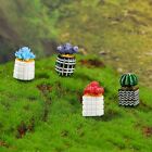 Authentic doll house accessory simulated plant pot for micro landscape
