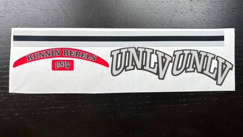 UNLV Runnin Rebels Mini Football Helmet Decal Set Cover