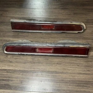 1970 1971 Dodge Challenger E Body LH RH Tail Lamp Housing Lense Cover Set - Foto 1 di 20