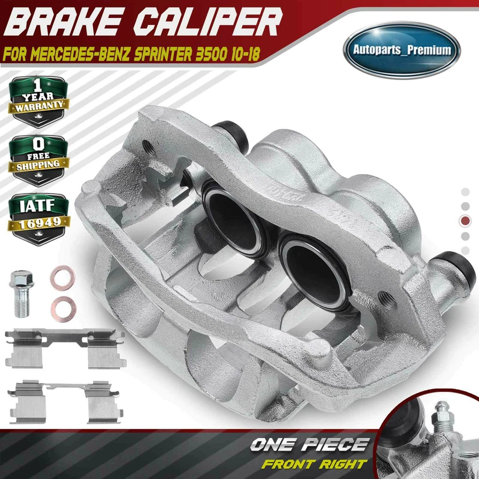 Pinza de freno con soporte para Mercedes-Benz Sprinter 3500 Dodge pasajero delantero Foto 1 de 4
