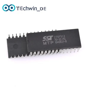 5/10/50 PIEZAS SST27SF512-70-3C-PGE SST 27SF512 EEPROM DIP-28 512K IC - Imagen 1 de 8