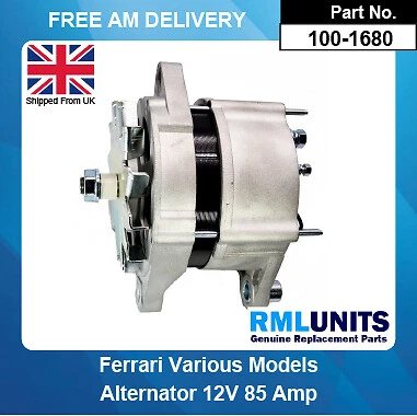 Alternador Para Ferrari 308 GTB/GTS JAP Ferrari Ref 111680 12V 85 Amp	 Foto 1 de 4