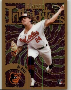 2023 Topps Finest Flashbacks DL Hall Rookie #70 RC Baltimore Orioles - Picture 1 of 2