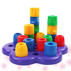 Shape Recognizing Blocks Stacking Building Geometric Stacker Toy Baby