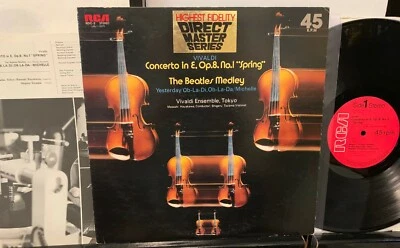 Japan 45rpm VIVALDI ENSEMBLE TOKYO Vivaldi  SPRING / BEATLES Medley AUDIOPHILE - Image 1 of 4