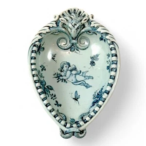 Ulisse Cantagalli Maiolica Piastra, Egg-Shaped, RAM ’S Testa, Putti, C.1890s - Picture 1 of 16
