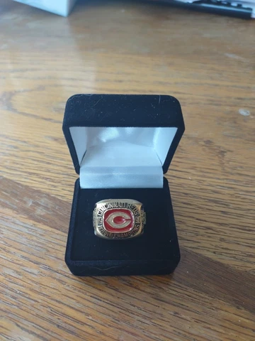 New Rare Mlb Cincinnati Reds 1990 Replica World Series Title Ring Gatorade Promo Cover