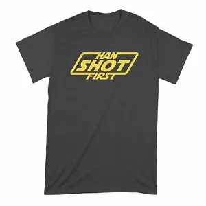 Han Shot First T Shirt - Picture 1 of 12