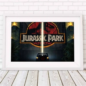 JURASSIC PARK - Dinosaur Cult Poster Picture Print Sizes A5 to A0 *FREE DELIVERY - Picture 1 of 14