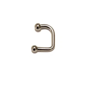 Handcrafted Surgical Steel 14g EXTRA SHORT 6mm Length TINY 3mm Balls LIPPY Stud. - Picture 1 of 2