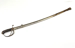 PORTUGUESE CAVALRY Army Officer Sword 19th Century Made by Jorge & Santos Lisbon - Picture 1 of 16