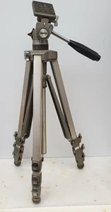 Trípode ajustable profesional de aluminio vintage Velbon VE3 cámara video foto - Imagen 1 de 9