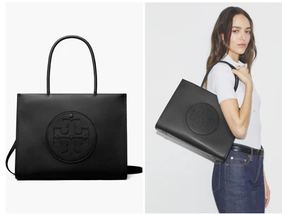 Nuevo bolso pequeño para mujer Tory Burch Ella Bio en negro Foto 1 de 4