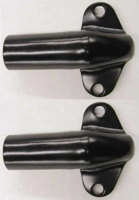 Bisagras de puerta trasera de acero negro camioneta Ford Stepside 1938-72 Foto 1 de 2