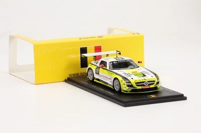 1:43 Spark Mercedes-Benz SLS AMG GT3 #19 Black Falcon 24H Spa 2012 SB034 - Immagine 1 di 4