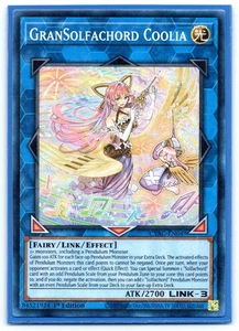 GranSolfachord Coolia - CYAC-EN049 - SUPER RARE - 1st Ed - YuGiOh - Near Mint - Picture 1 of 1