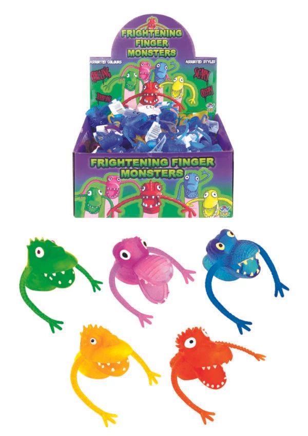 30 Finger Frights! ¡Bolsa de fiesta de Halloween juguetes! Truco o trato! Foto 1 de 1