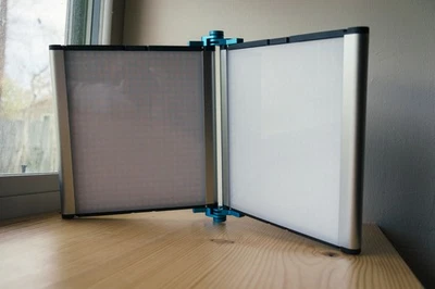 Dracast Silver Series LED1000 Bi-Color Foldable Panel Light with Carrying Bag - Image 1 of 4