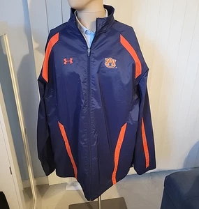 Under Armour Herren Auburn University Full Zip Jacke Gr. XXL Navy Windbreaker Regen - Bild 1 von 19