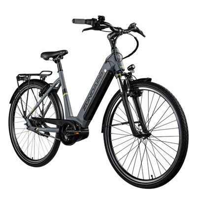 Zündapp X600 E Bike Pedelec Cityfahrrad 7 Gang Bosch Motor grau/gelb 50cm B Ware - Bild 1 von 4