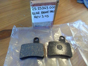 BETA, Trials Bike, Rear Brake Pads, REV 3, '05, part no. 2525363000 - Picture 1 of 1