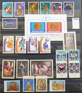 Liechtenstein Año 1976 MiNr.642-666 Postfrisch Nuevas No / Juegos Zur Selección - Imagen 1 de 8