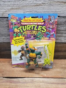 1989 Rock n Roll Michaelangelo Teenage Mutant Ninja Turtles Playmates Sealed - Picture 1 of 7