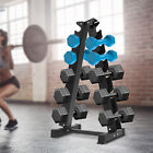 Dumbbell Rack Stand Weight Rack for Dumbbells Home Gym Storage Black 176/660LBS