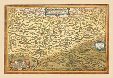 Map of Transylvania by A. Ortelius - Art Print