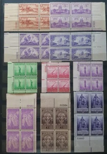 1940 Plate Blocks - 894, 895, 896, 897, 898, 899, 900, 901, 902, 903 MNH, VF-XF - Picture 1 of 5