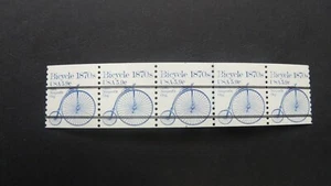 #1901a 5.9c Bicycle PNC5 #3 EFO Miscut MNH OG XF "Includes New Mount" #2 - Picture 1 of 2