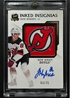2019-20 UD The Cup Jack Hughes Inked Insignias Rookie Patch Auto RC 60/75 Devils