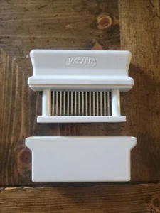 Mini ablandador de carne Jaccard de colección 16 cuchillas de acero inoxidable con cubierta de hoja - Imagen 1 de 4