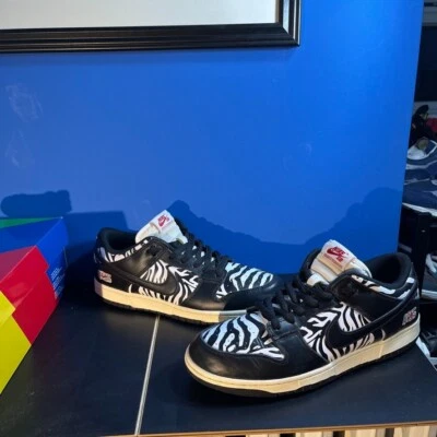 Size 10.5 - Nike Quartersnacks x Dunk SB Low Little Debbie’s Zebra Cakes - Image 1 of 4
