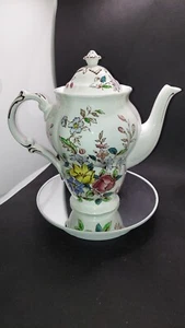 Preissturz! Seltene antike Booth's Flowerpiece große Teekanne Krug England Teetasse - Bild 1 von 14