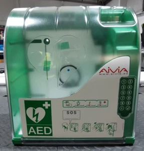 Aivia 210 Defibrillator Cabinet with Heating & Alarm - Picture 1 of 4