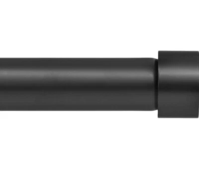 Ivilon Drapery Window Curtain Rod - End CapStyle Design 1.1/8” Pole72 to 144 In Foto 1 de 4