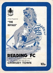 Football Programme - Reading v Grimsby Town - Div 3 - 14/5/1977 - Picture 1 of 1