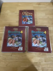 BJU Reading 4 set - I Met You in a Story - 4th grade literature curriculum set - Picture 1 of 5