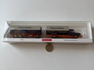 F291 Wiking 048003 Pritschenlastzug Krupp Titan Interzonen Verkehr Rhein. Westf. - Bild 1 von 5