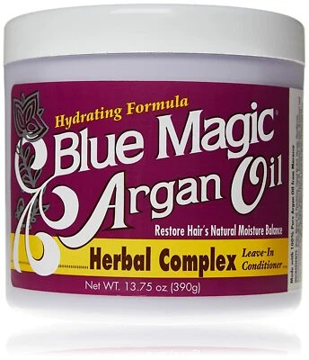 BLUE MAGIC ARGAN OIL HERBAL COMPLEX LEAVE IN CONDITIONER 390g - Image 1 of 2