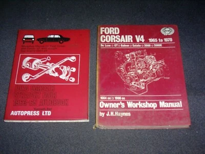 JOB LOT FORD CORSAIR STRAIGHT FOUR AUTOPRESS V4 HAYNES WORKSHOP MANUAL GT 2000E - Image 1 of 4