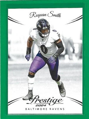 2024 Panini Prestige Football Roquan Smith #24 Baltimore Ravens - Image 1 of 2