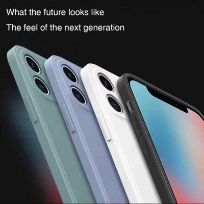 Case Shockproof Silicone Cover New For iPhone 11 12 13 14 Pro Max Plus XS 8 7 SE - Image 1 of 4