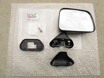 FITS: 89 - 95 TOYOTA 4RUNNER FRONT RIGHT SIDE DOOR MIRROR BLACK OEM BRAND NEW - Image 1 of 4